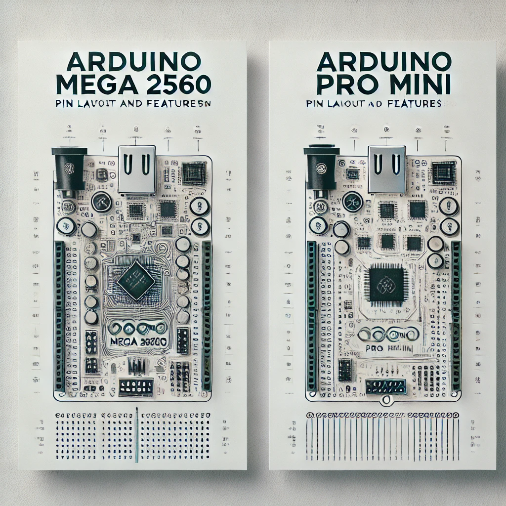 Arduino Mega 2560 vs Pro Mini: Pin Layout and Features Comparison